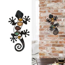 Metall Gecko Wand Dekoration