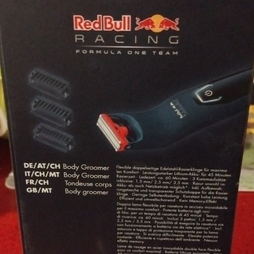 Red bull racing body groomer - red,