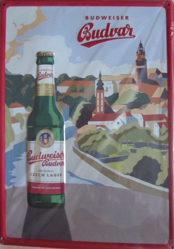 Blechschild budweiser - blechschild,