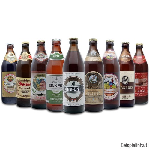 9er fränkisches bier paket - fränkisches, bier-paket