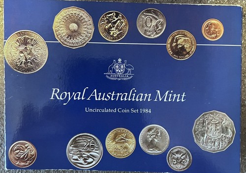 Set münzen australien - australien, 1984