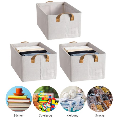 3er set stoffbox faltbox - set,