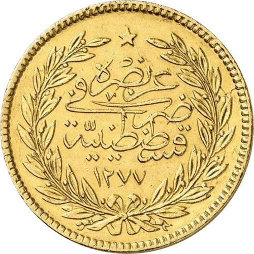 Goldmünze 100 piaster türkei - piaster,