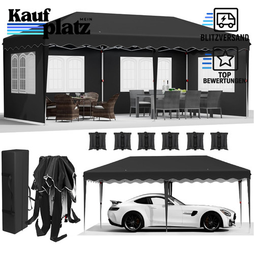 Faltpavillon 3x6m mit - , 4