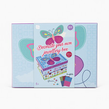 Schmetterling Schmuckschatulle Bastelset – Kreatives DIY-Set mit Glitzersteinen