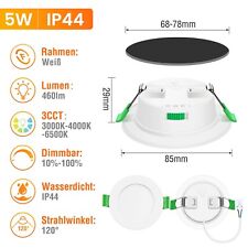 4W 5W LED Einbaustrahler Decken Leuchte Flach Strahler Dimmbar 230V Einbau Spot