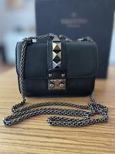 Valentino Garavani Glam Lock Rockstud Tasche Schwarz