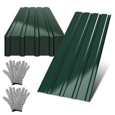 12/24/36x Profilblech Trapezblech Dachplatten Dachblech Carport Metall 115x45cm