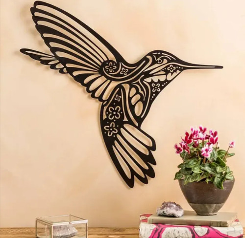 Kolibri wandkunst 23cm - kolibri,