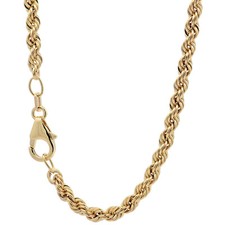 Goldkette kordelkette hohl - kordelkette,