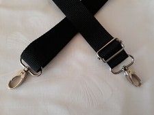 Schulterriemen Umhängetasche Schultergurt Karabiner Tasche 30 mm 3 cm grau braun