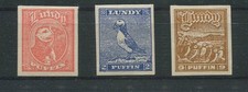 GB UK LUNDY LOKALPOST 1942 BIRDS PUFFIN PUFFINS VÖGEL PAPAGEIENTAUCHER m0012