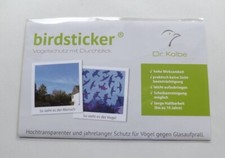 Birdsticker 5 x UV Aufkleber