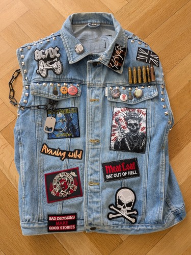 Original heavy metal kutte - original,