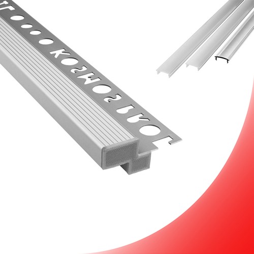 Led alu fliesenprofil - led,
