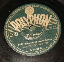 TEDDY PETERSEN ORKESTER POLYPHON SCHELLACKPLATTE