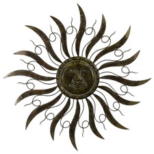 Wanddeko Eisen Sonne Klein