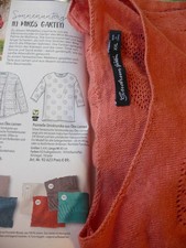 🦋 Wunderschöne Pointelle Strick Tunika Gudrun Sjöden Weiches Öko-Leinen XXL