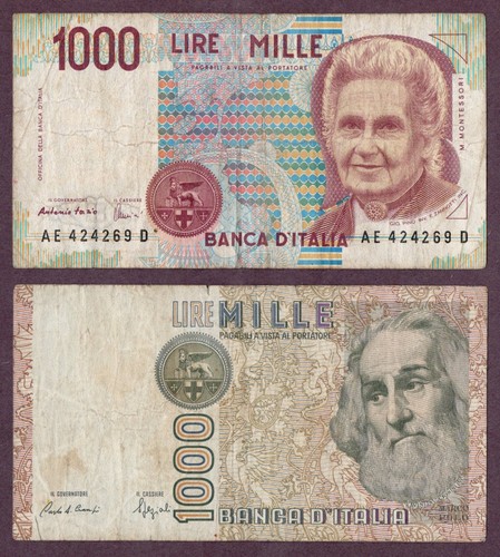 Italien 1000 lire - 2, x