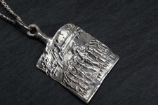 Max Faller Medaille Anhänger masiv Silber Augsburg München Friedberg