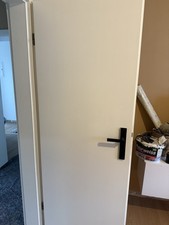 HORI Zimmertür Komplettset Innentür inkl. Zarge + Türgriff - Glatt Weißlack