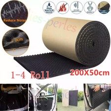 Selbstklebend Dämmmatte Auto Dämmung Schalldämmung Schwamm Matte 200x50cm 1-4tlg