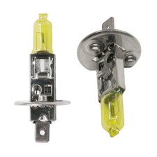 2 x H1 55W Aqua Vision 3000K YELLOW Birnen Halogen GELB Nebel Scheinwerfer  