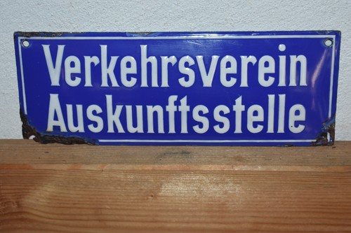 Altes emailschild 50er - altes,