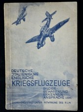 35404c Prospekt Flugzeuge 2. WK Deutschland Italien USA England Kriegsflugzeuge