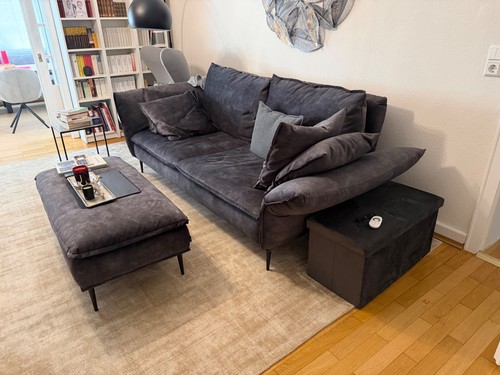 Sofagarnitur mit sessel und - sessel,
