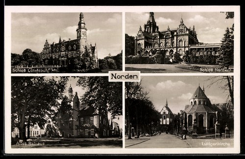 Norden schloss - ak,