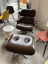 Eames Lounge Chair mit Ottomane Original Herman Miller Vintage