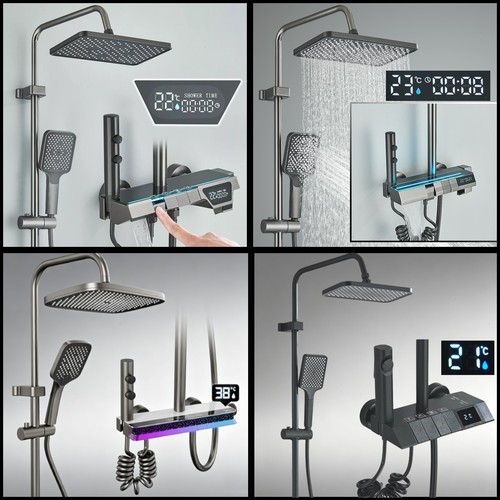Led duschsystem duschset - led,