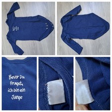 Body, Größe 98/104, blau