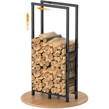 Hochwertiges und stabiles Kaminholzregal – 75x25x170cm für jeden Raum