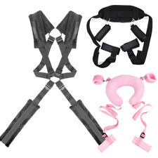 Nylon Bett Fesseln Handschellen Beinspreizer Harness Position Aid Roleplay DE