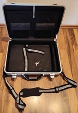 **TOP DICOTA Alu Laptoptasche Aktentasche Koffer Silber mit Schlösser Zoll 19/20