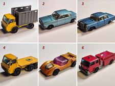 6 alte Matchbox & Co Autos