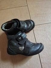 Schuhe 22 Leder Vertbaudet Mädchen Schwarz