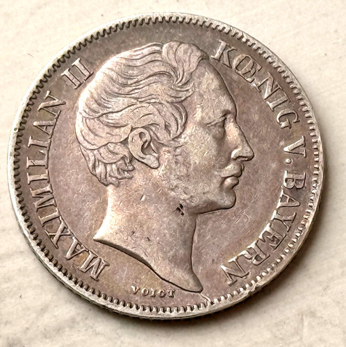 Gulden 1853 bayern - 1/2,
