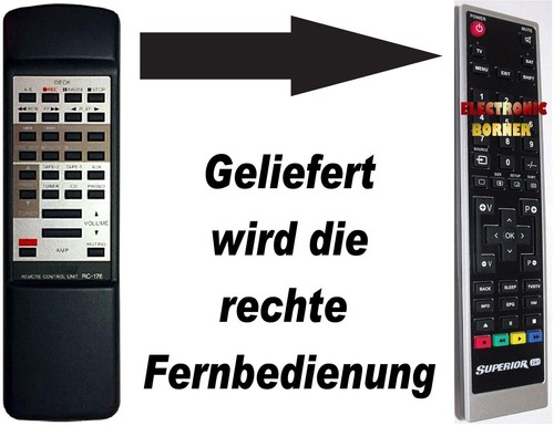 Ersatz fernbedienung für - fernbedienung,