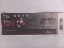 Ticket  Fußball  T-Home Cup 2009  Schalke, Bayern München, HSC, VfB Stuttgart