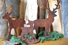 Deko Hirsch Reh Kitz Familie