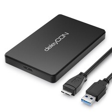 Festplattengehäuse 2,5“ SATA3 micro USB 3.0 HDD SSD Gehäuse externe Festplatte