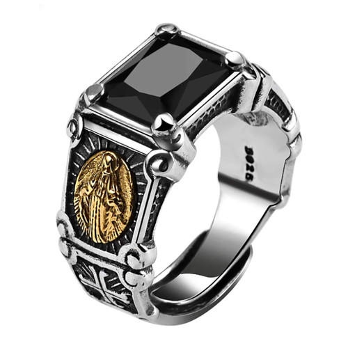 Ring zirkonia onyx schmuck - zirkonia,