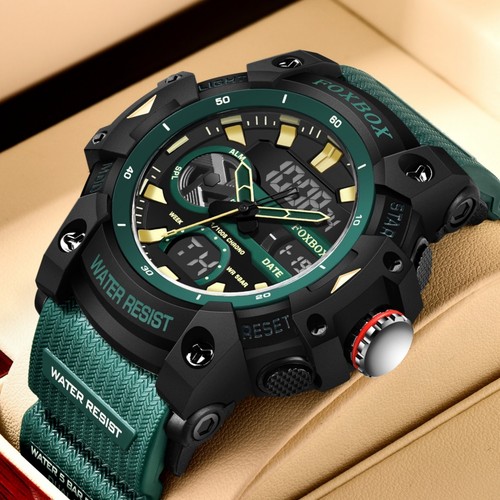 Herrenuhr quarz led digital - quarz,