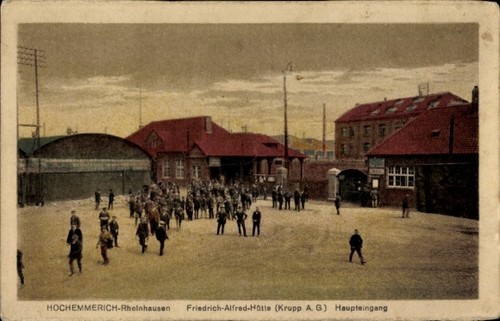 Hochemmerich rheinhausen - ak,