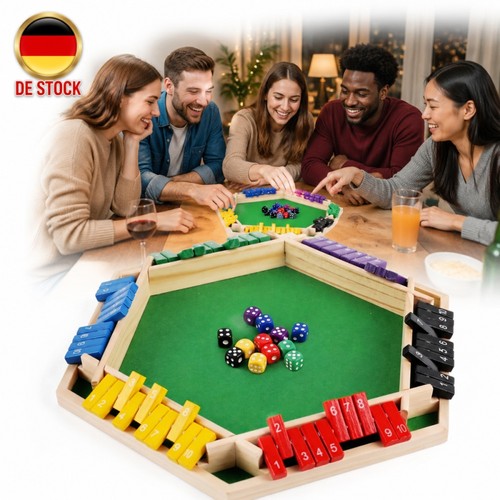 Spieler shut the box - 6-spieler,