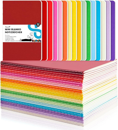 Mini notizbücher 14x9cm - mini-notizbücher,