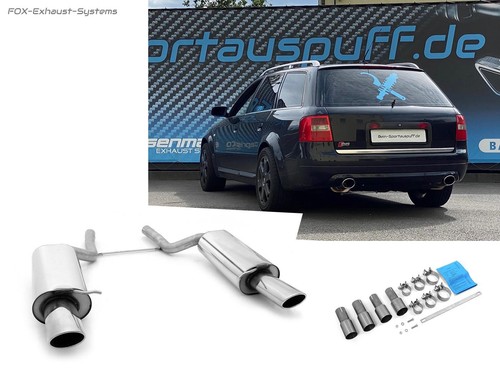 Duplex sportauspuff audi u - a6,